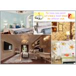Many different kinds of wallpaper.