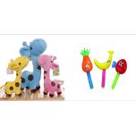 Many different kinds of toys.