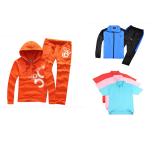 Many different kinds of clothes.