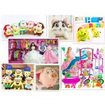 many different kinds of toys