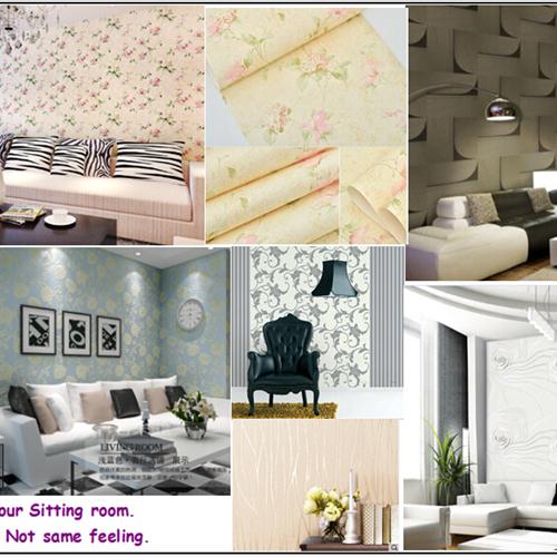 Many different kinds of wallpaper.