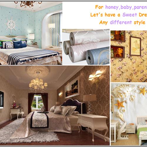 Many different kinds of wallpaper.