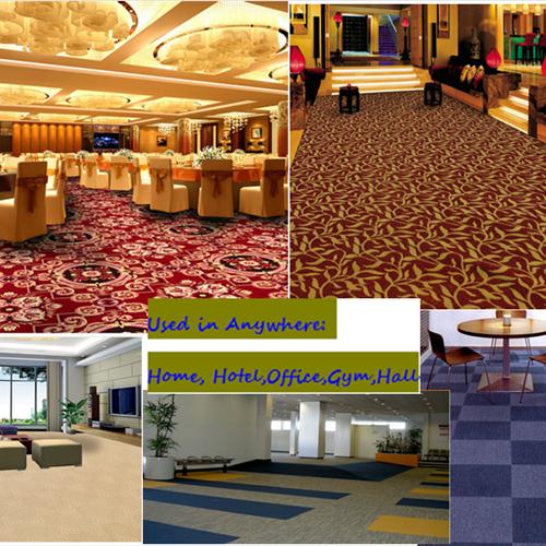 Many different kinds of carpet.