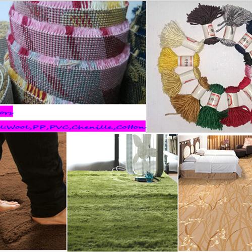 Many different kinds of carpet.
