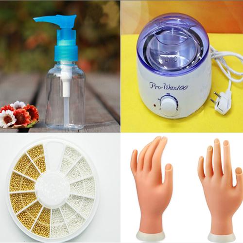Many different kinds of cosmetic.